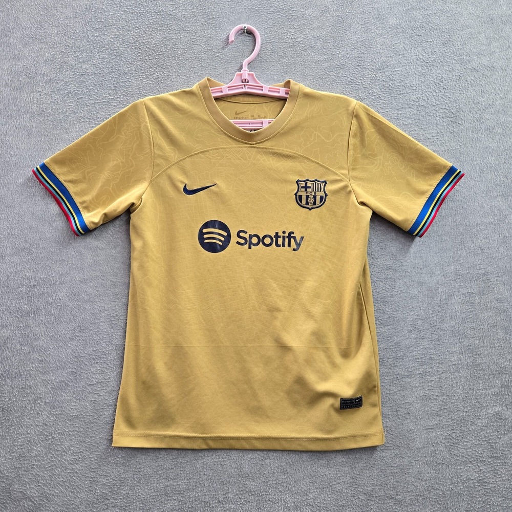 FC Barcelona Women 28 Yellow Jersey Nike Ousmane Dembele Away 2022/2023